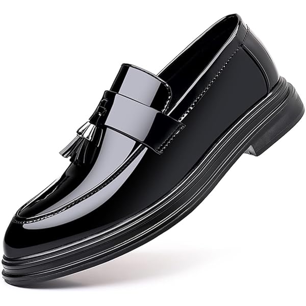 デザイン◎ PRINCE Leather Tassel Loafer Custom Burgundy Tassel Loafers | Luxurious Box Calf Leather